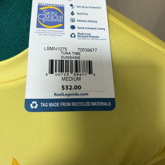 Reel Legends Mens Blackfin Tuna Size M,L,XL - Picture 5 of 8